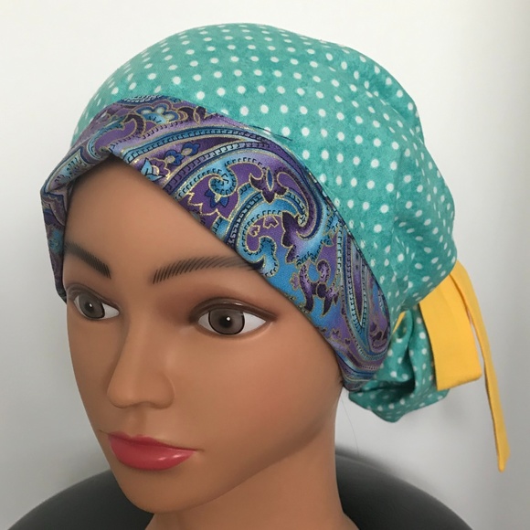 Scrub CAP/HAT *Reversible *Long Ties NWOT - Picture 9 of 15